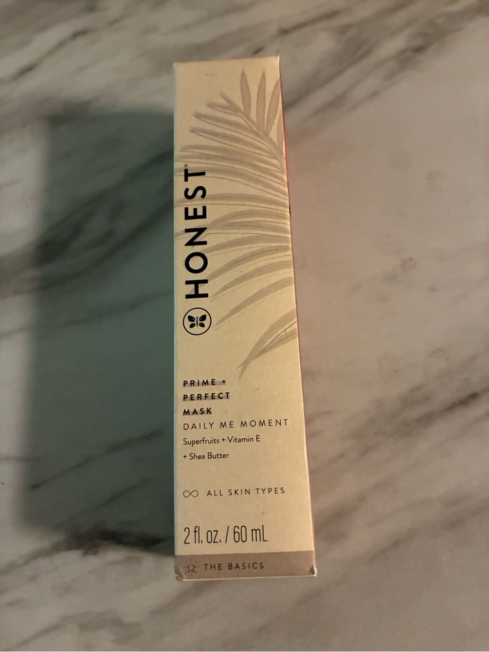 The Honest Company Cream and Gold Prime + Perfect Mask
